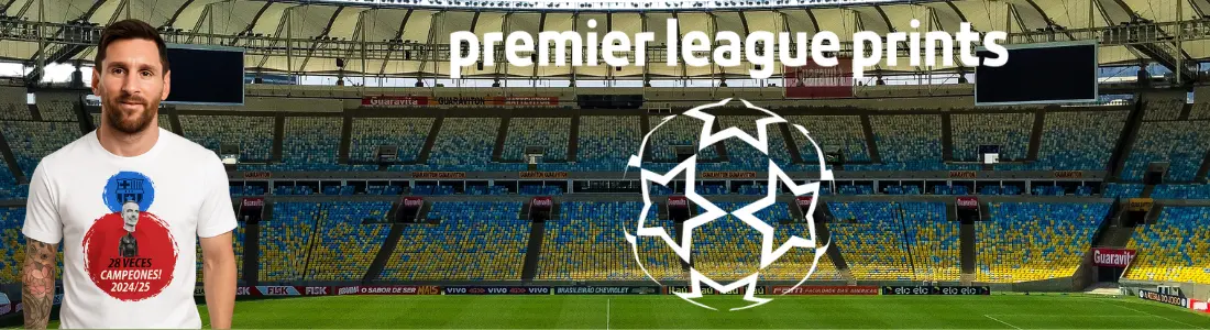 Banner for premier league prints